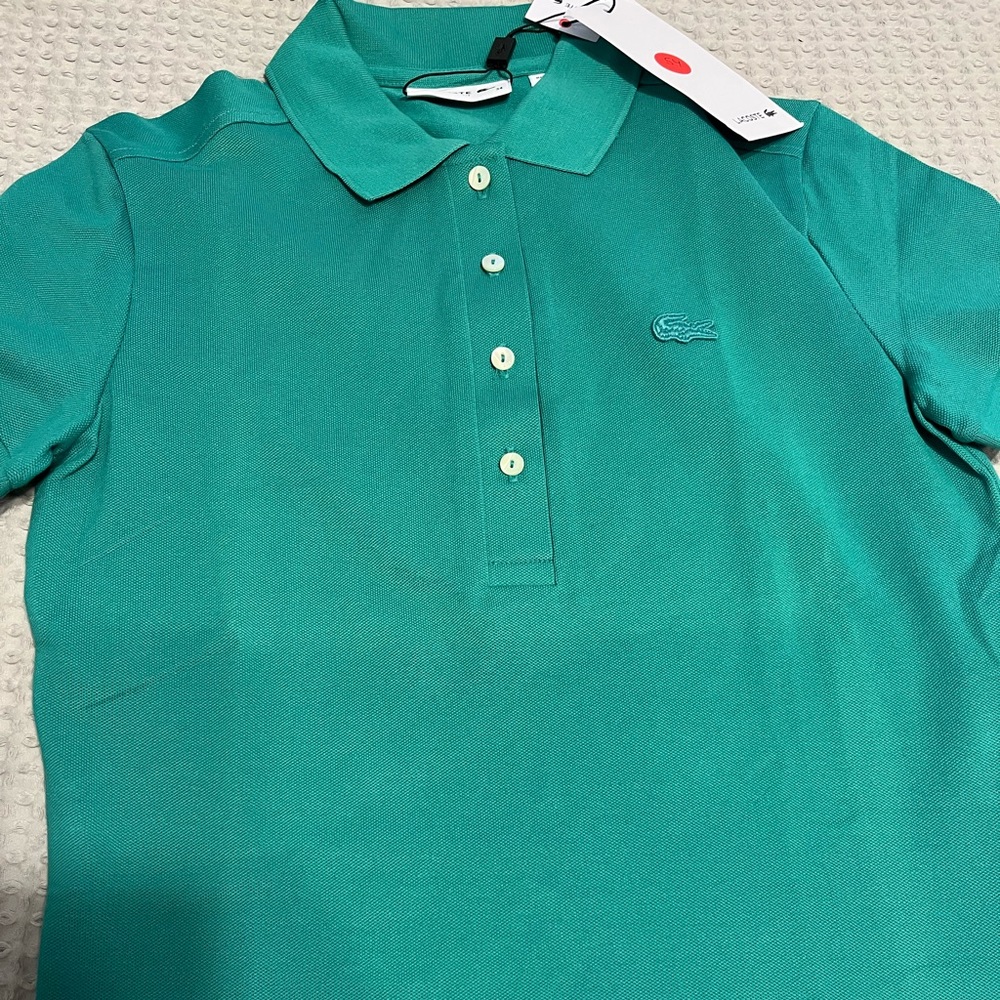 NWT womens Lacoste polo size 2